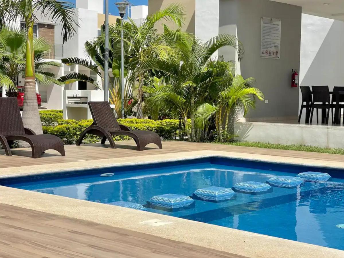 فيلا Casa Familiar Cerca De La Playa Con Terraza Privada كانكون المظهر الخارجي الصورة